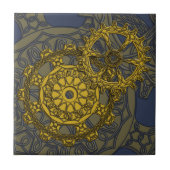 Carreau Tuile tissée de rouages (Devant)