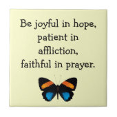 Carreau Tuile Verse Papillon (Devant)