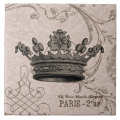 Carreau Tuile vintage de couronne… (Devant)