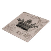 Carreau Tuile vintage de couronne… (Côté)