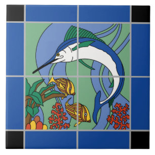 Carreau Tuile Vintage de Marlin Island