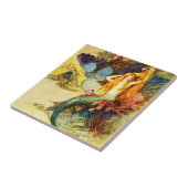 Carreau Tuile vintage de sirène (Côté)