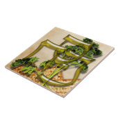 Carreau Tuile vitrée par pâque (Côté)