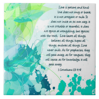 Carreau Tuiles chrétiennes personnalisées - 13:4