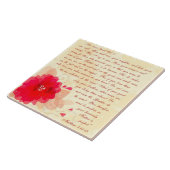 Carreau Tuiles chrétiennes personnalisées - 5h43 de (Côté)