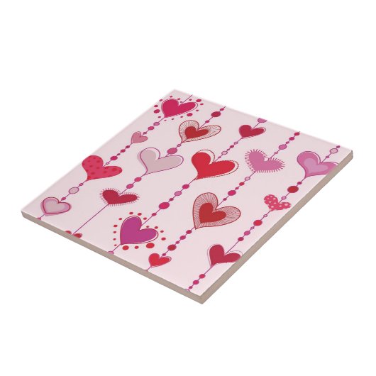 Carreau Tuiles de coeur (Côté)