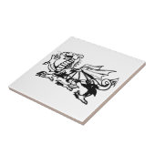 Carreau Tuiles de dragon de Gallois (Côté)