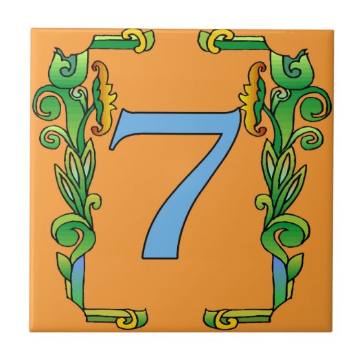 Carreau Tuiles de métro Cadre de défilement vert 7 Sept (Devant)