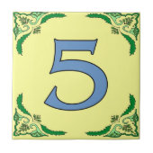 Carreau Tuiles de métro Vine Frame 5 Cinq (Devant)