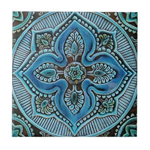 Carreau tuiles de motif à bulles de moutarde