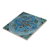 Carreau tuiles de motif à bulles de moutarde (Côté)