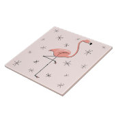 Carreau Tuiles Flamant rose rose (Côté)