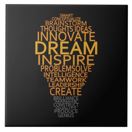 Carreau Tuiles inspirées de coutume d'ampoule (Devant)