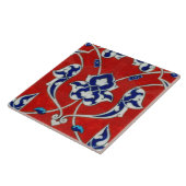 Carreau tuiles iznik en couleurs rouges (Côté)
