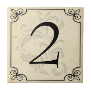 Carreau Tuiles personnalisées de nombre