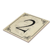 Carreau Tuiles personnalisées de nombre (Côté)