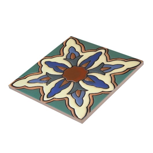 Carreau tuiles rétro toscanes (Côté)