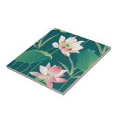 Carreau tuiles suédoises Lotus traditionnelles (Côté)