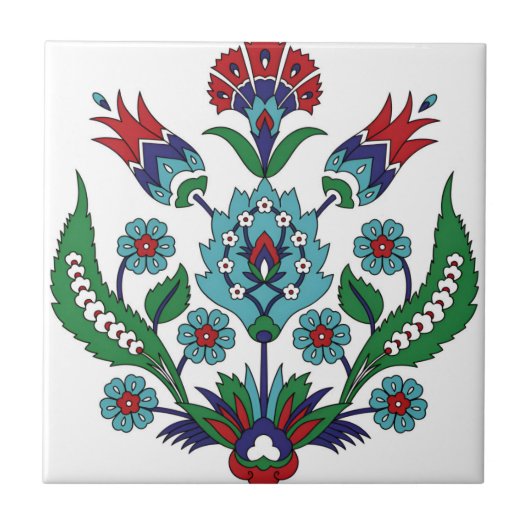 Carreau tulipe couleur (Devant)