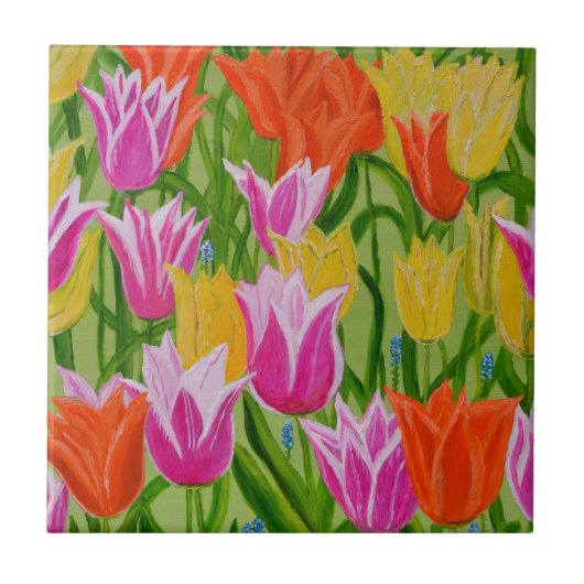 Carreau Tulipes (Devant)