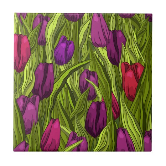 Carreau Tulipes (Devant)