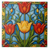 Carreau Tulipes belle collection populaire (Devant)