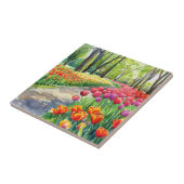 Carreau Tulipes dans le parc (Côté)