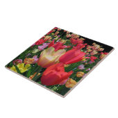 Carreau Tulipes de ressort (Côté)