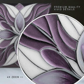 Carreau Tulipes en Lavande Art Nouveau violet