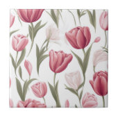 Carreau Tulipes florales douces (Devant)