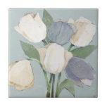 Carreau Tulipes françaises<br><div class="desc">French Tulips II de Jade Reynolds. Comprend des tulipes de différentes couleurs contre un arrière - plan doux.</div>