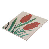 Carreau Tulipes rouges (Côté)