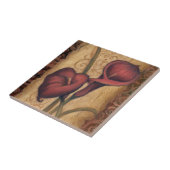 Carreau Tulipes rouges II (Côté)