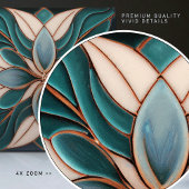 Carreau Tulipes sur Carrelage en céramique Art Nouveau Ble