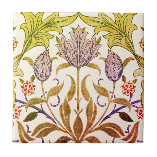 Carreau Tulipes William Morris (Devant)