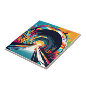 Carreau Tunnel Avec Graffiti Art (Côté)