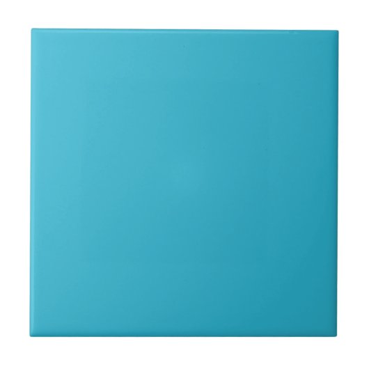 Carreau Turc bleu - Couleur solide turquoise bleu aqua (Devant)
