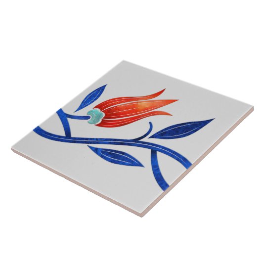 Carreau Turc tulip Frontière sans joint (Côté)