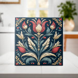 Carreau Turc tulipe d'inspiration ottomane<br><div class="desc">Turc tulipe d'inspiration ottomane</div>