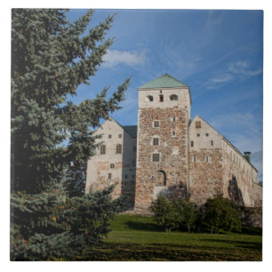 Carreau Turku, Finlande, ancien château de Turun Linna, un