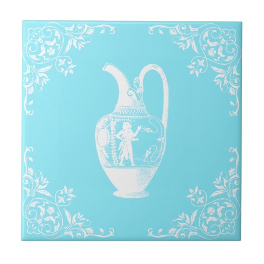 Carreau Turquoise Antique Jar (Devant)