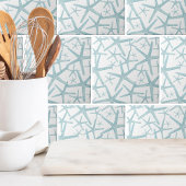 Carreau Turquoise Blue Nautical Beach Motif