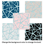 Carreau Turquoise Blue Nautical Beach Motif