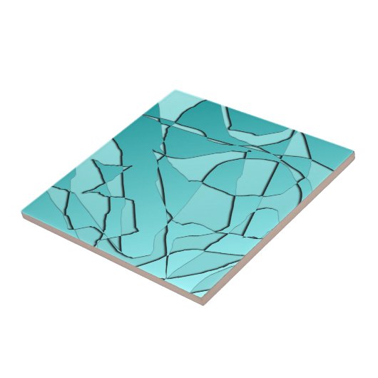 Carreau Turquoise brisé (Côté)