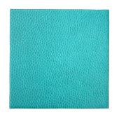 Carreau Turquoise Faux Leather (Devant)