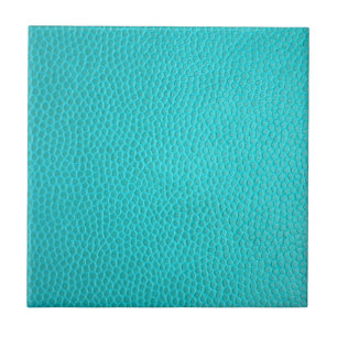 Carreau Turquoise Faux Leather