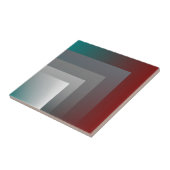 Carreau turquoise gris bordeaux (Côté)