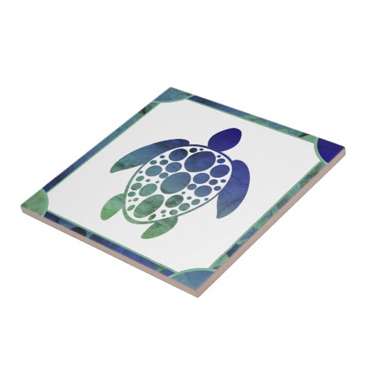 Carreau Turtle - Blue (Côté)