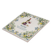 Carreau Tuscan Wine Kitchen Blessing Mediterranean (Côté)