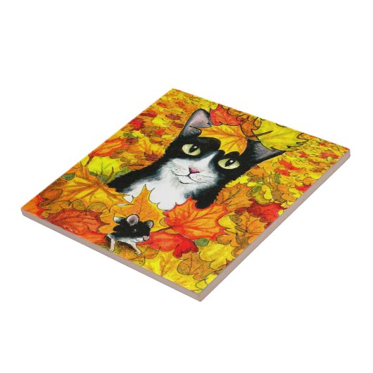 Carreau Tuxedo cat 447 automne (Côté)